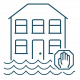 Icon für die Leistung Hochwasser-Schutz